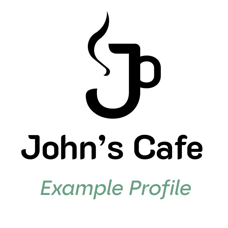 Logo image for Example: John’s Cafe